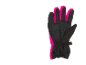 Schwarze und pinke Kinder-Skihandschuhe mit rutschfester Handfläche