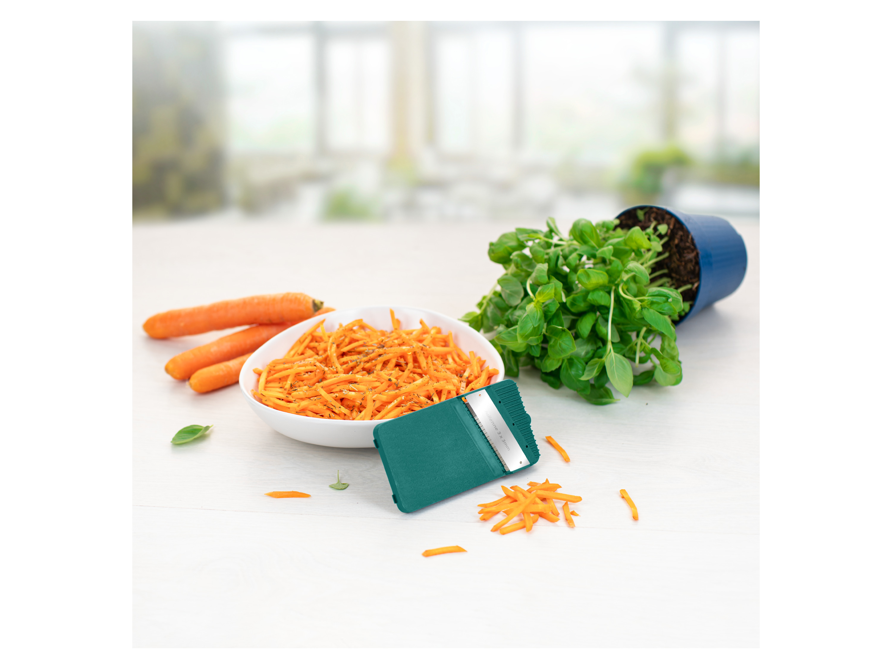 Thumbnail - Genius Nicer Dicer Gemüseschneider »Mando«, 12-teilig