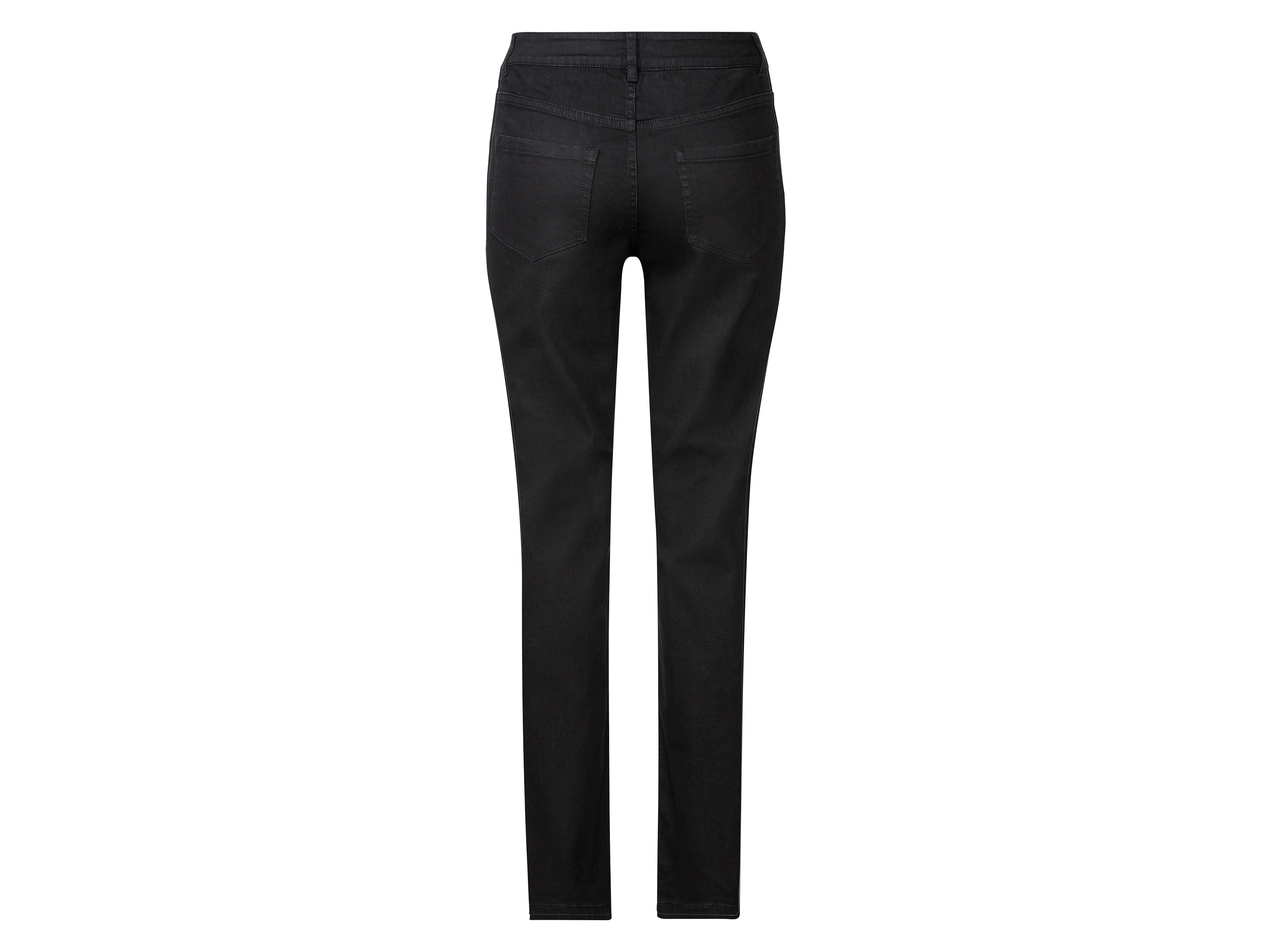 ESMARA® Damen Jeans Slim Fit (lange Länge, Schwarz, 36) – Bild 2 von 2