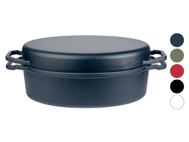 GSW - Gusseisen Bräter, 2-in-1, 36 x 24 cm