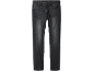 Herren-Jeans in Schwarz mit leichter Waschung und geradem Schnitt.