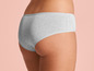 Graue Baumwoll-Unterhose