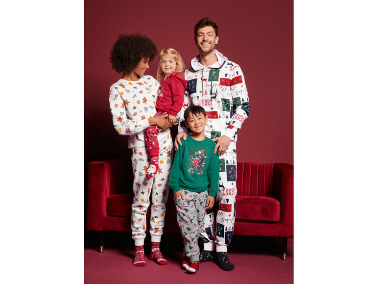 Gehe zu Vollbildansicht: lupilu Kleinkinder Jungen Sweatanzug mit Weihnachtsmotiv - Bild 5