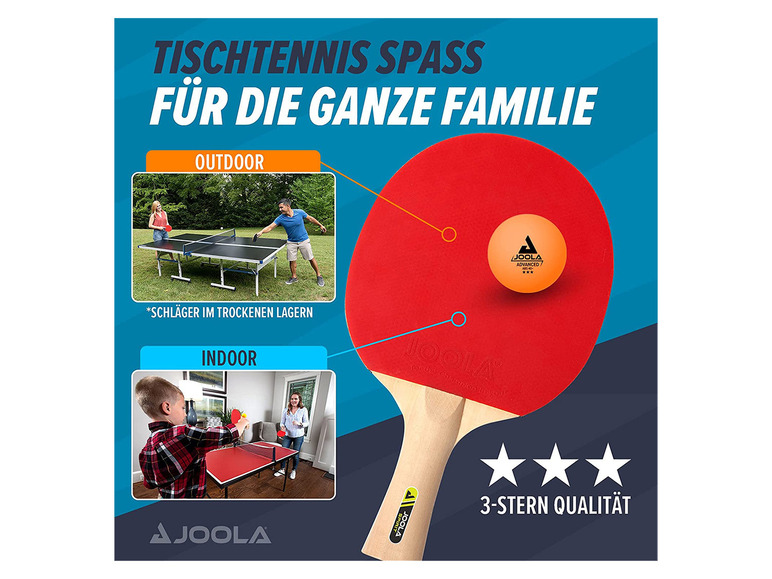 Gehe zu Vollbildansicht: JOOLA Tischtennis-Set »Family«, Tischtennisschläger, Bälle, Aufbewahrungstasche - Bild 6