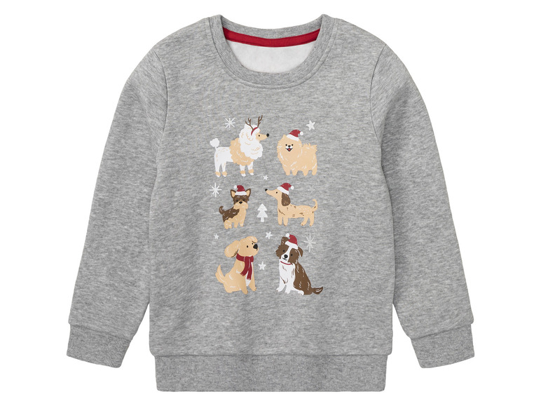 Gehe zu Vollbildansicht: lupilu® Kleinkinder Sweatanzug, 2-tlg. mit Weihnachtsmotiv - Bild 4