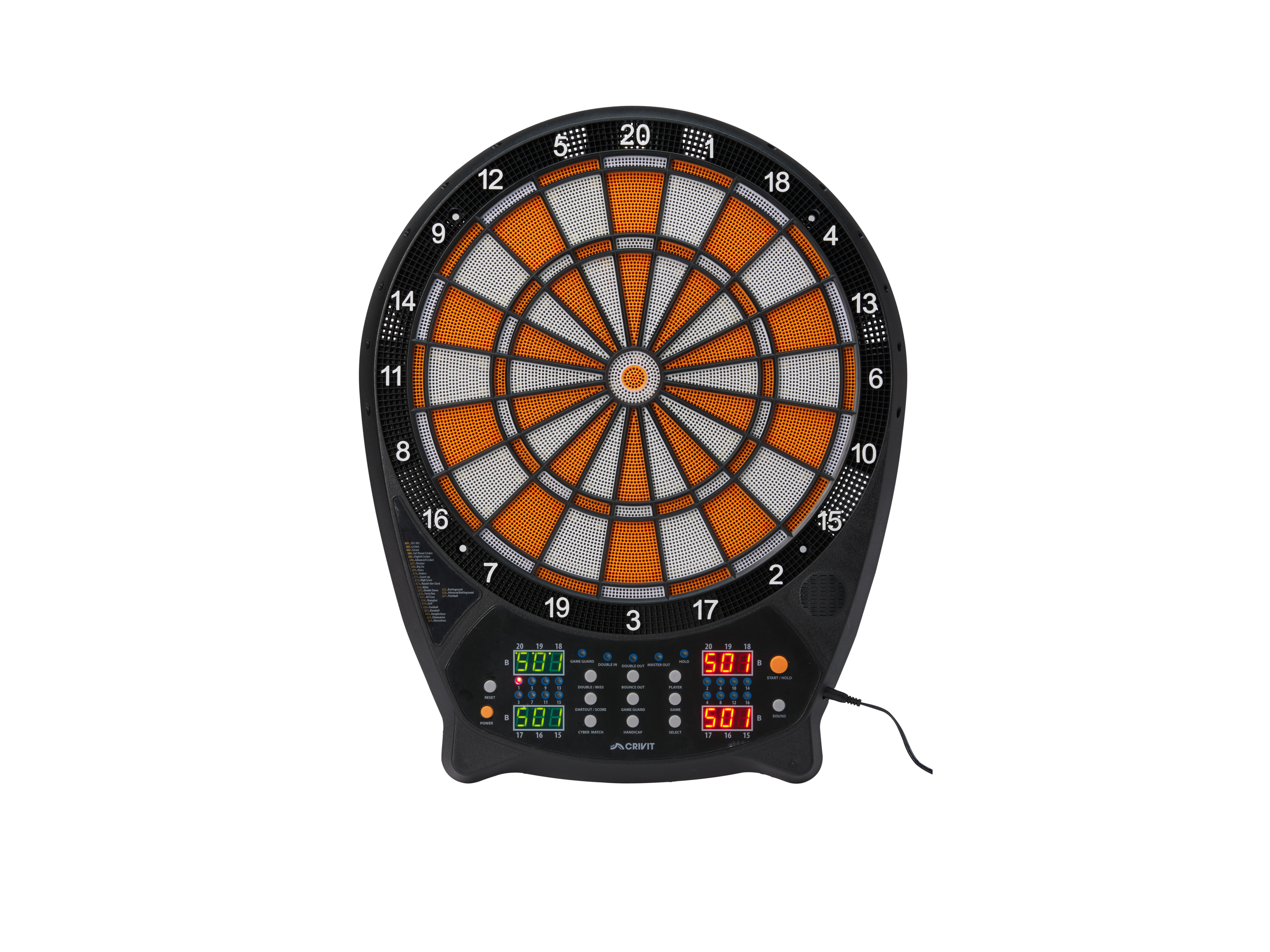 Thumbnail - CRIVIT Elektronische Dartscheibe (orange/weiß)