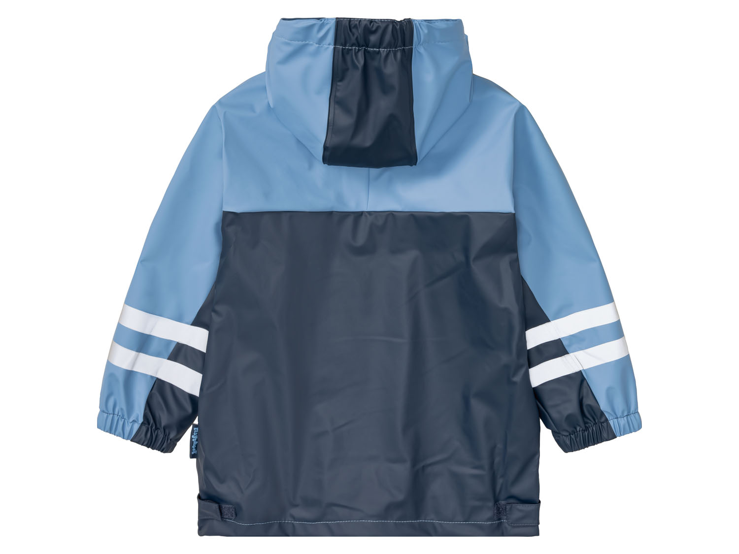 PLAYSHOES Kleinkinder Regenjacke (marine/hellblau, 98/104) – Bild 2 von 2