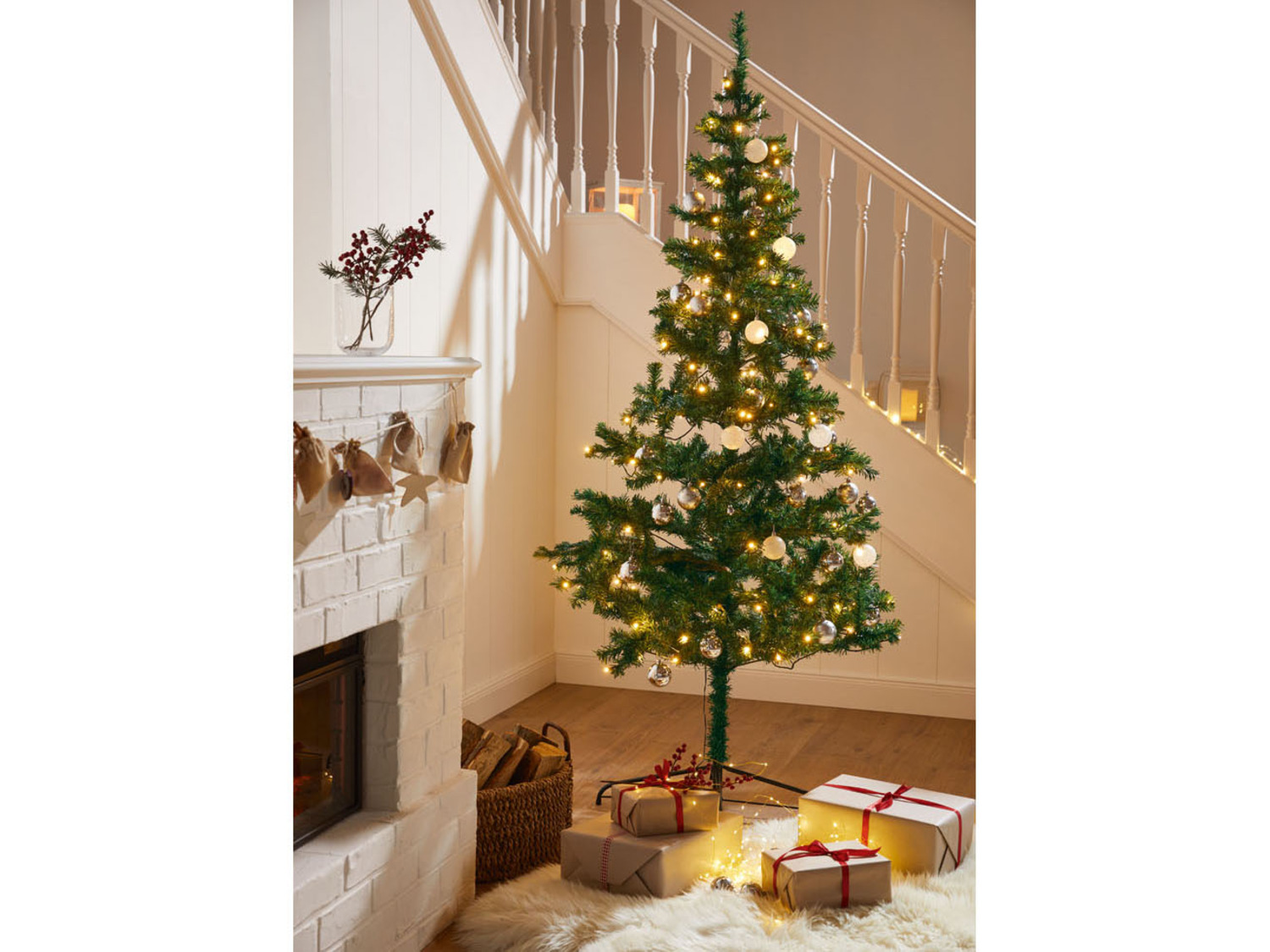 LIVARNO home LED-Weihnachtsbaum, mit cm, 210 180 LEDs