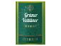 Grünes Weinflaschenetikett mit den Texten „Grüner Veltliner Reserve“ und „Österreich“.