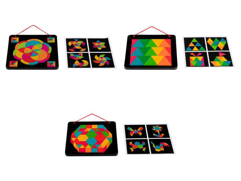 Gehe zu Vollbildansicht: Playtive Kreative Magnetformen-Tafel, nach Montessori-Art - Bild 1