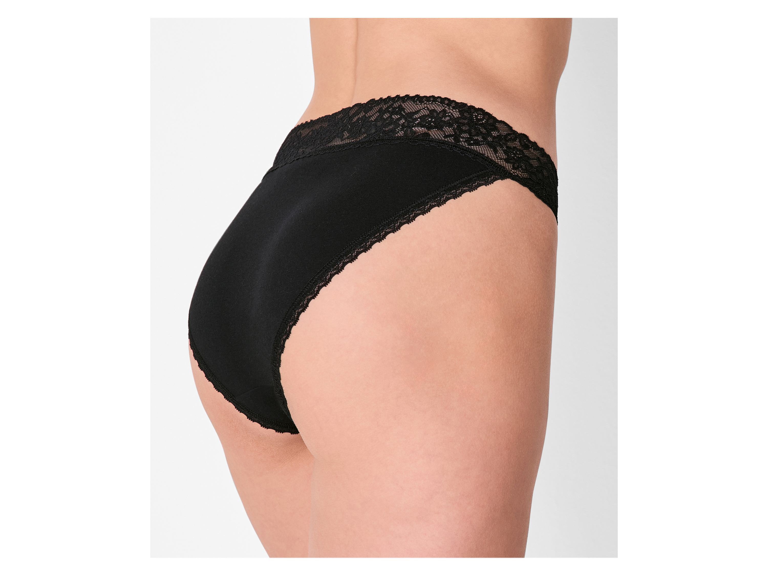 Thumbnail - esmara® Damen Slip, 5 Stück (Schwarz, M(40/42))