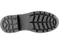 Schwarze profilierte Schuhsohle mit ausgeprägtem Profil