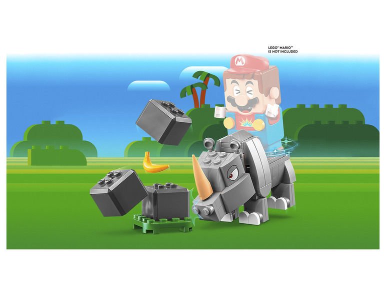 Gehe zu Vollbildansicht: LEGO Super Mario™ 71420 »Rambi das Rhino« – Erweiterungsset - Bild 4