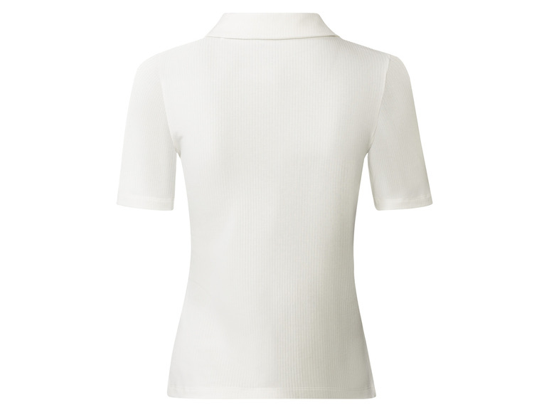 Gehe zu Vollbildansicht: esmara® Damen Shirt mit kleinem Polokragen - Bild 7