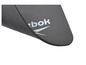 Eine dunkelgraue Yogamatte mit Reebok-Logo.