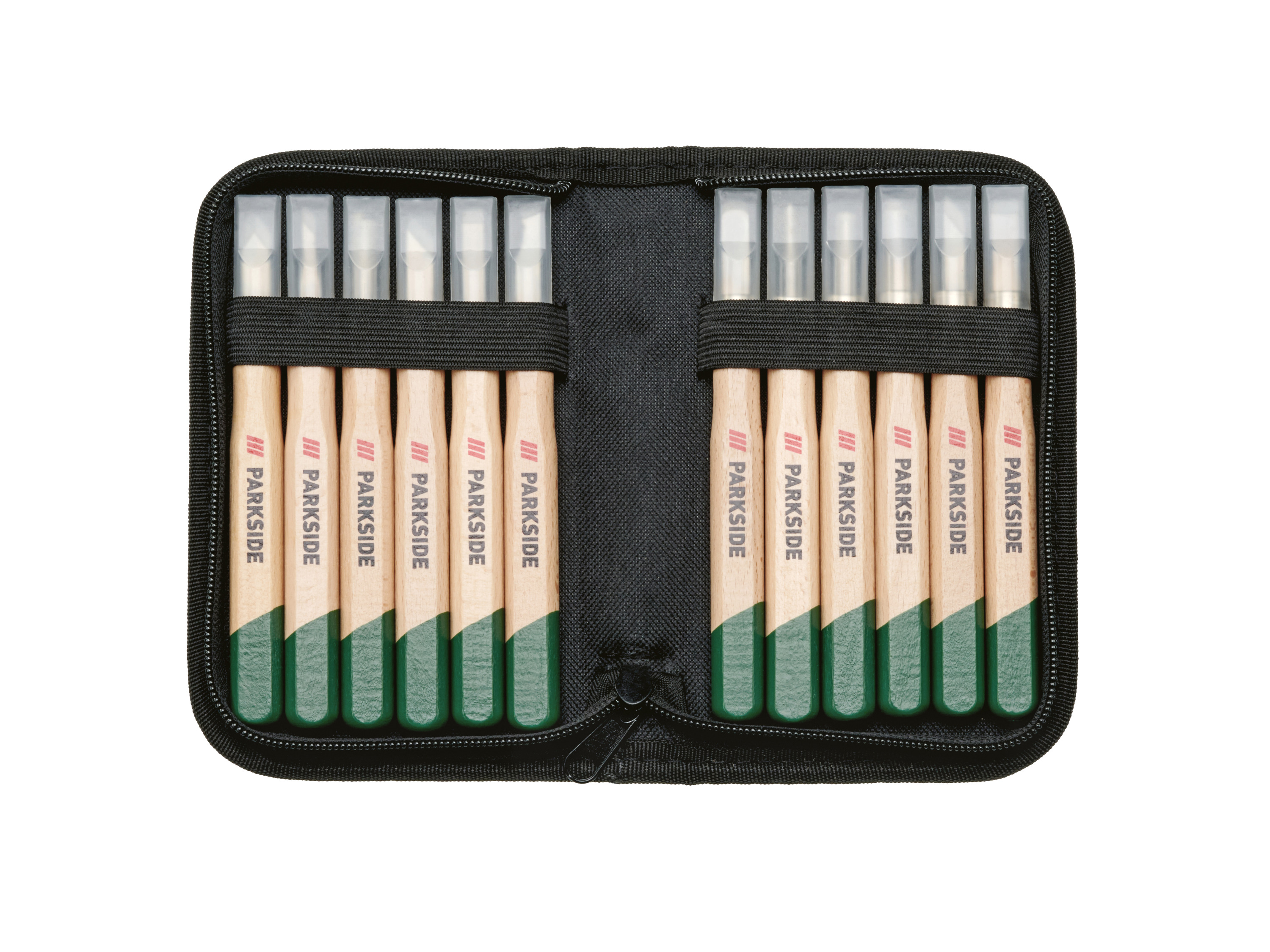 Thumbnail - PARKSIDE® Holzschnitzset / Stechbeitelset (Holzschnitzset, 12 tlg.)