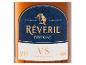 Cognacflaschenetikett mit „Rêverie“ und „The devil is in the detail“ Text, 0,7l, 40% vol.