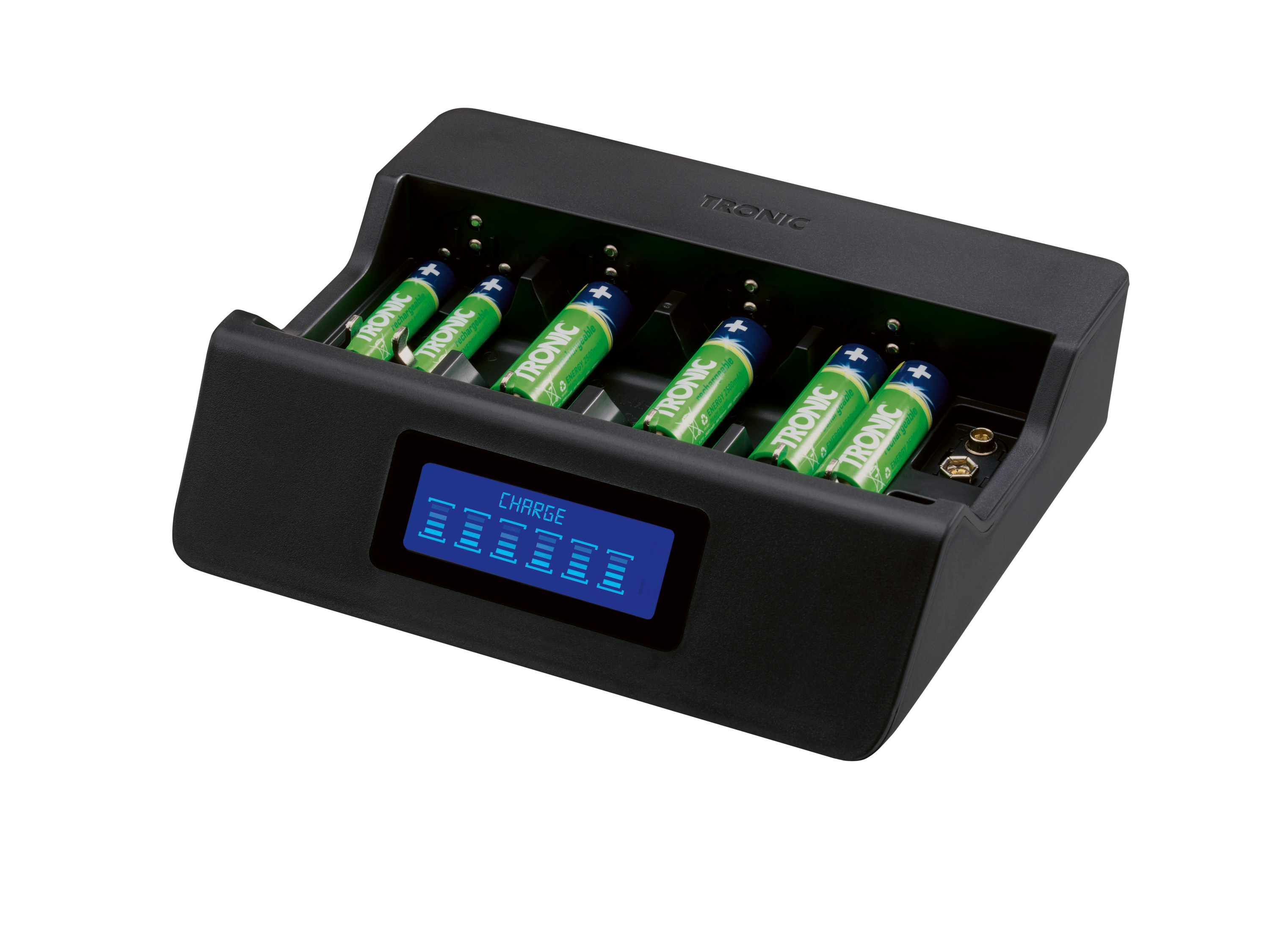 TRONIC® Akku-Ladegerät, mit Schnellladefunktion und Display““ | 04335814060268