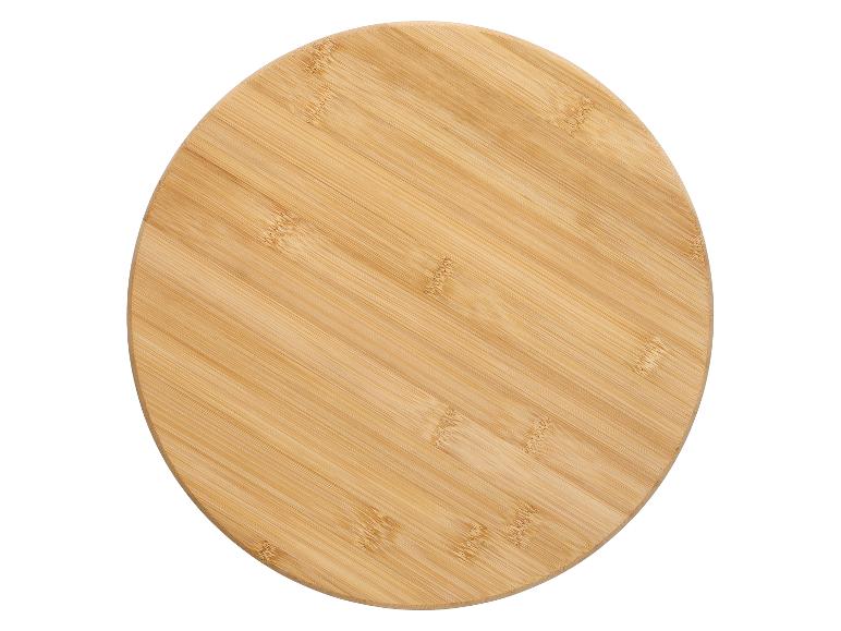 SILVERCREST Bambus-Drehplatte / Bambus-Ksebrett / Bambus-Kseglocke | Lidl