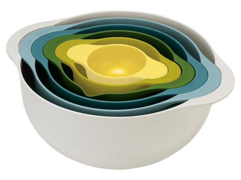 Joseph Joseph Schüssel- und Messutensilien-Set, farbig, gestapelt