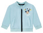 Ein hellblauer Disney Mickey Mouse Pullover mit Reißverschluss.