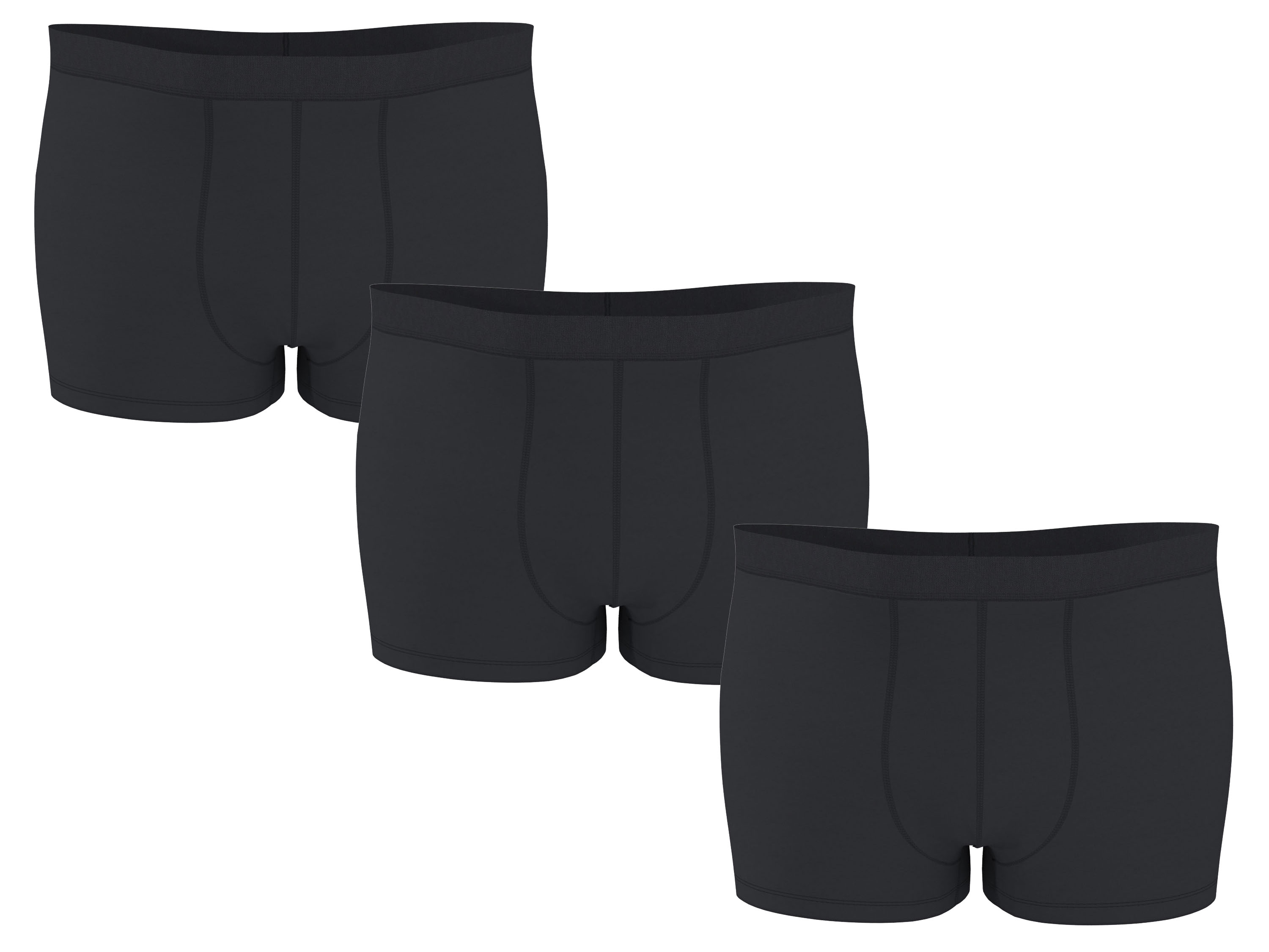 ESMARA MEN Herren Boxer, 3 Stück (Schwarz, 8/XXL)