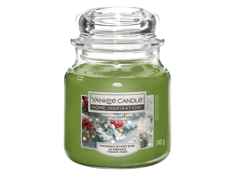 Yankee Candle Home Inspiration Duftkerze Pepperberry Pine, 340 g