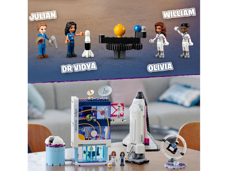 Gehe zu Vollbildansicht: LEGO® Friends 41713 »Olivias Raumfahrt-Akademie« - Bild 7