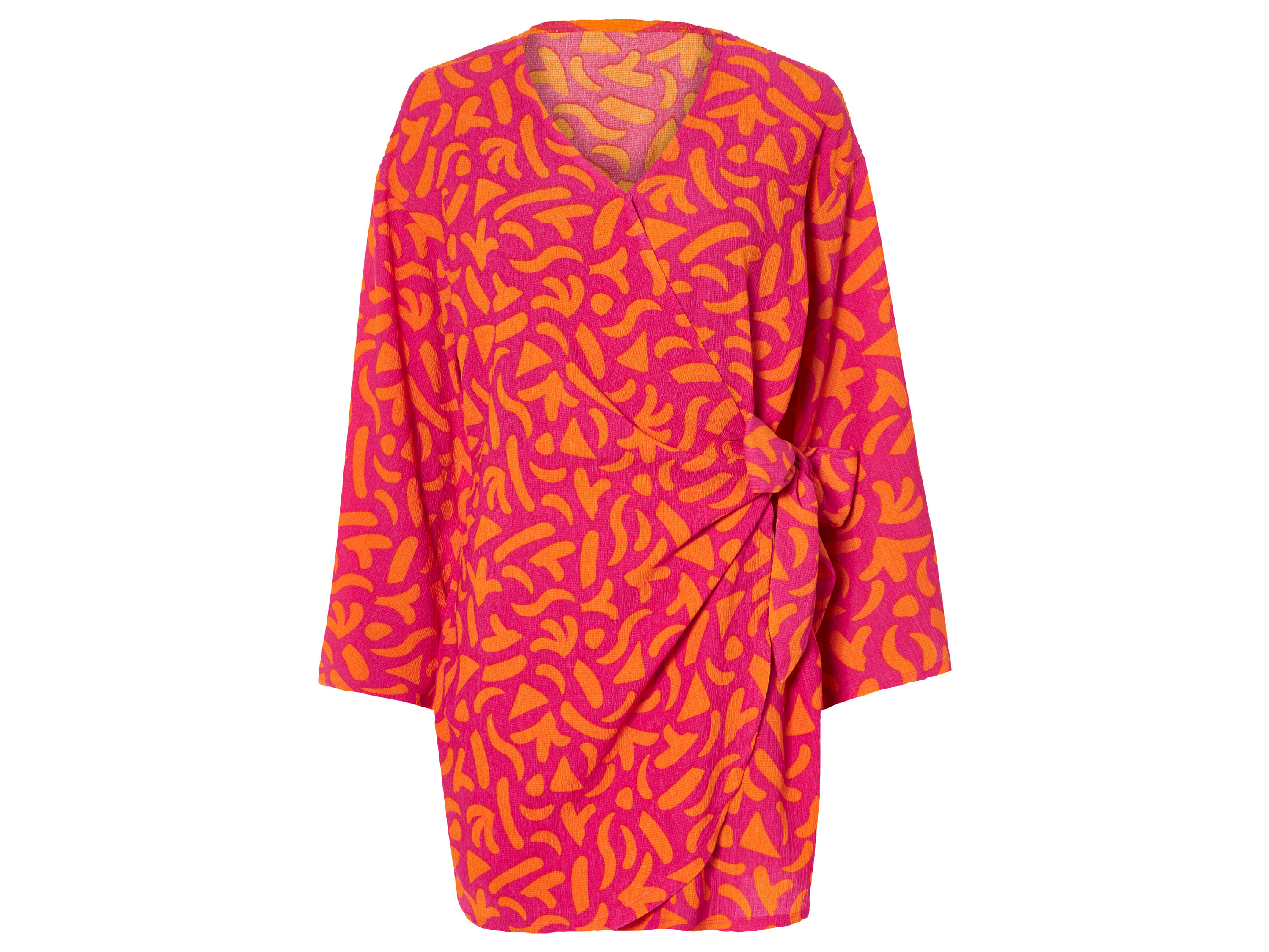 esmara® Damen Kleid kurz Wickeloptik (Gemustert, M (40/42)) | 04335747054693 esmara® Damen Kleid kurz Wickeloptik (Gemustert, M (40/42)) | 04335747054693