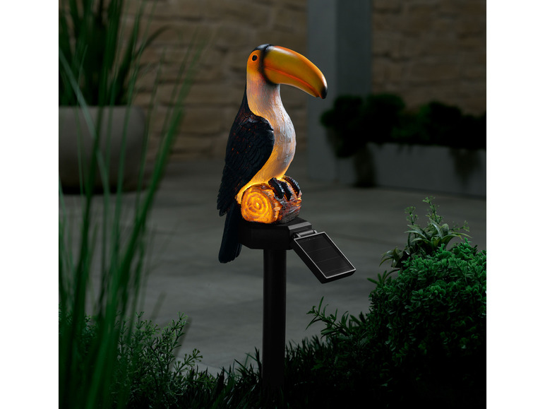 Gehe zu Vollbildansicht: LIVARNO home LED Solar Gartenstecker Vögel - Bild 4
