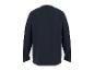 Ein dunkelblaues T-Shirt mit langen Ärmeln.