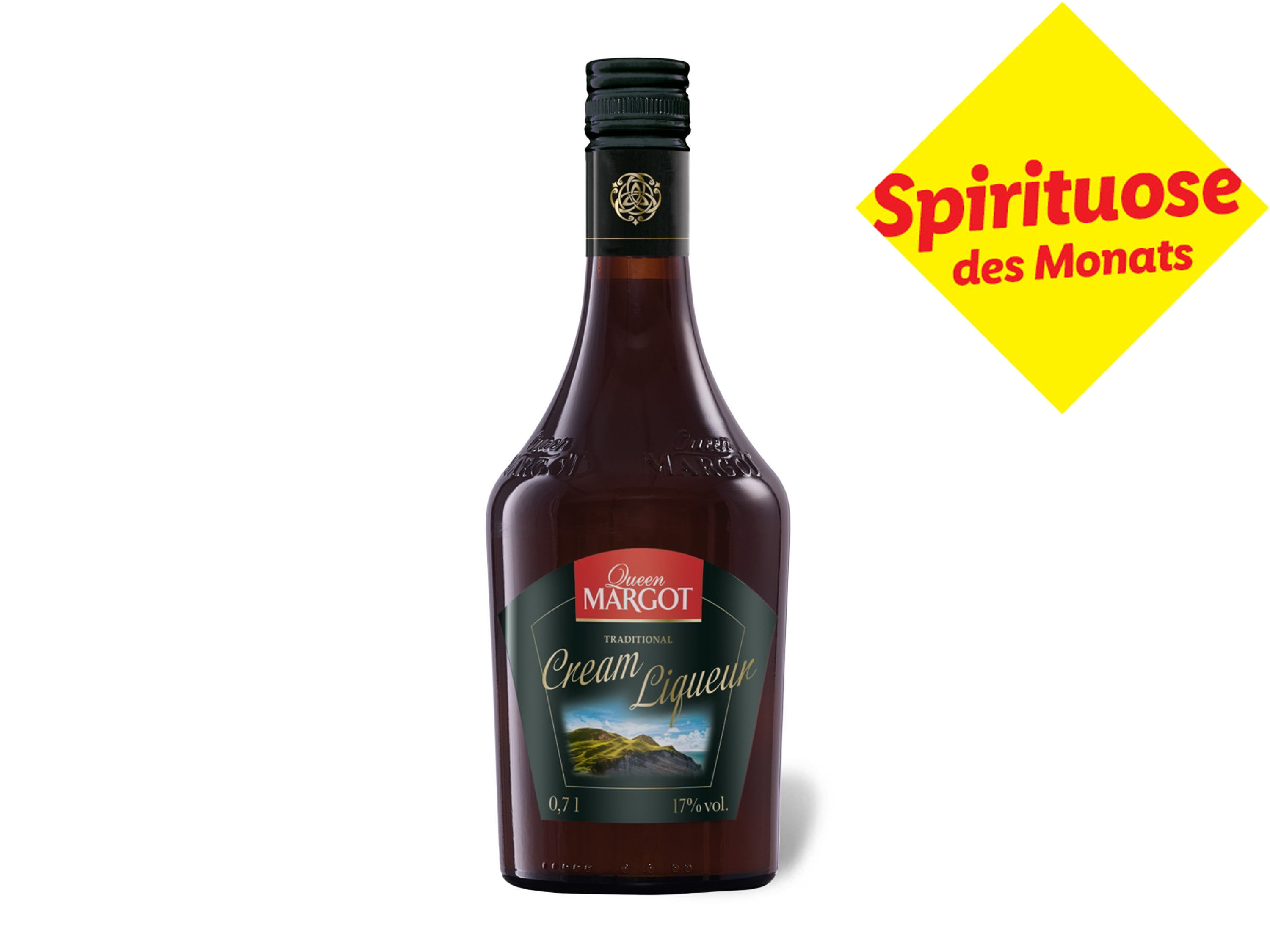 QUEEN MARGOT Sahne-Likör mit Whisky 17% Vol - Mindestbestellmenge 3""