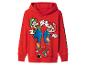Roter Super Mario Hoodie mit Mario und Luigi.