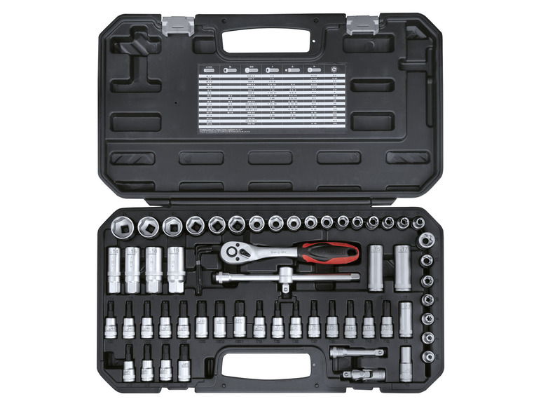 Gehe zu Vollbildansicht: PARKSIDE® Steckschlüsselsatz 3/8 Zoll, 65-teilig PSSS 65 A1 - Bild 2