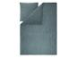 Dunkelgrüne Musselin-Bettwäschegarnitur mit Bettbezug und Kissenbezug