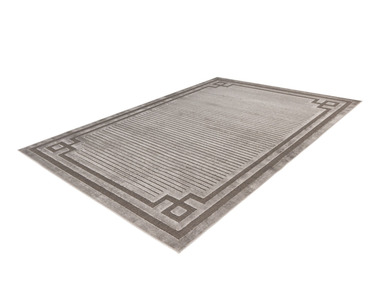 KAYOOM - Teppich »Madita«, weicher Kurzflor (225, grau, 160 x 230 cm)