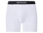 Weiße Esmara Boxershorts mit schwarzem Bund und Logo