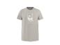 Beiges Kurzarm-T-Shirt mit „SUMMER STATE“-Aufdruck und Sonnen- und Wellenmotiven.