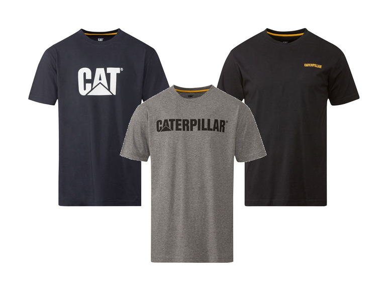 Gehe zu Vollbildansicht: Caterpillar Herren T-Shirt, atmungsaktiv, mit Rundhalsausschnitt - Bild 1