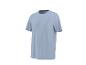 Hellblaues Herren-T-Shirt mit kurzen Ärmeln und Rundhalsausschnitt
