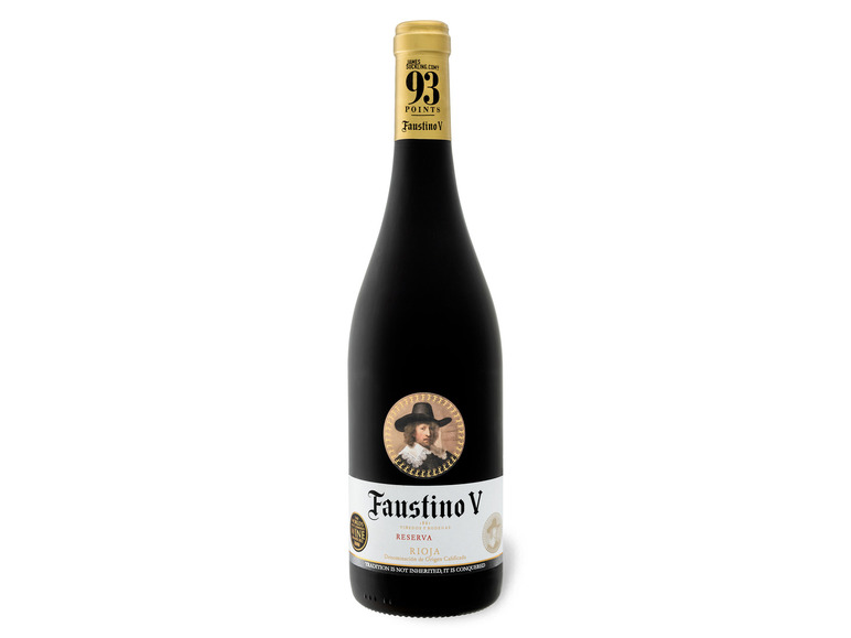 Gehe zu Vollbildansicht: Faustino V Reserva Rioja DOCA trocken, Rotwein 2018 - Bild 1