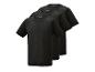 Drei schwarze Parkside Herren-T-Shirts.