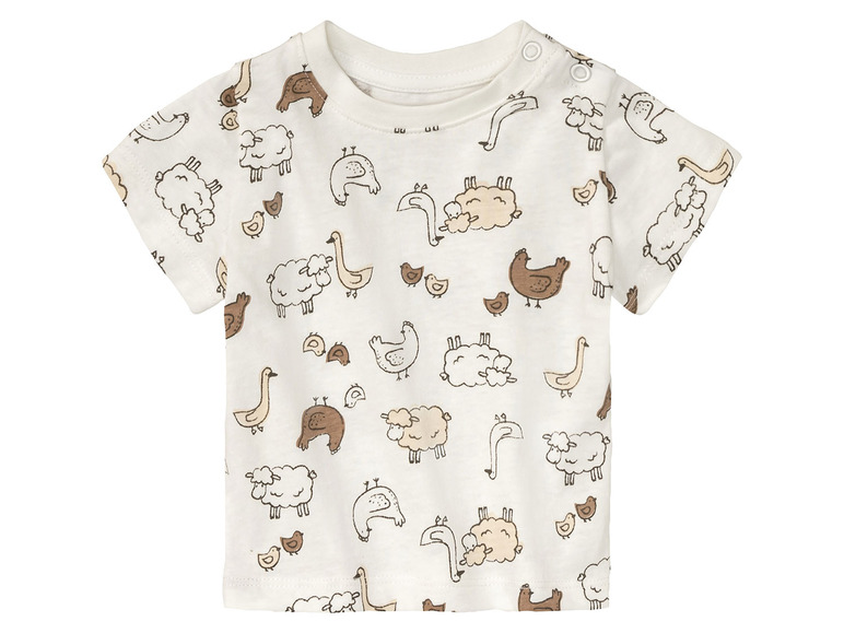 Gehe zu Vollbildansicht: lupilu® Baby T-Shirts, 2 Stück, aus reiner Bio-Baumwolle - Bild 10