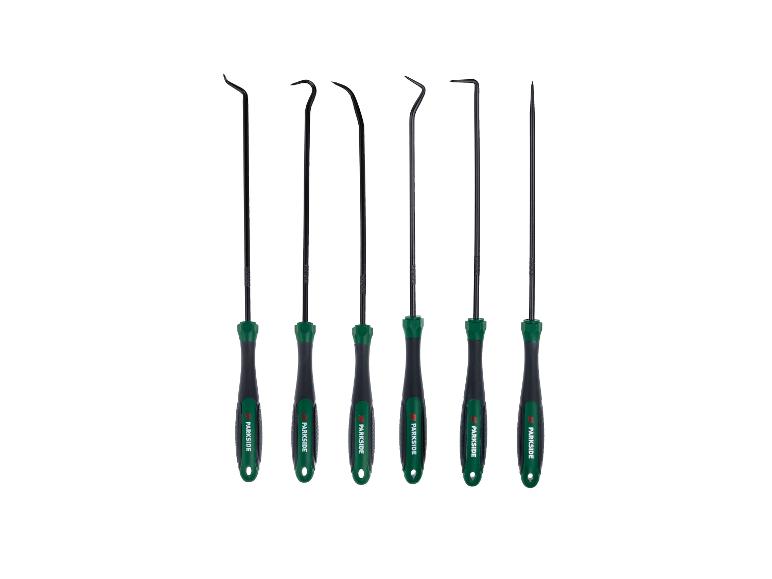 PARKSIDE 6-teiliges Haken- und Pick-Set mit ergonomischen Griffen