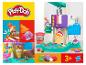 Play-Doh Eismaschinen-Spielset mit bunter Knete und Zubehör.