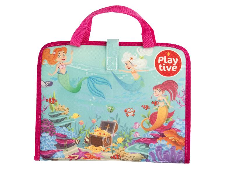 Einkaufstasche mit Meerjungfrauen-Motiv und Playtive-Logo