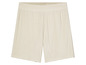 Beige Shorts aus Frottee.