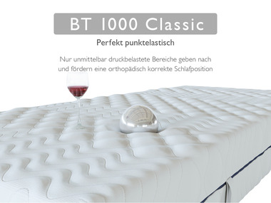 BADENIA TRENDLINE 7-Zonen-Taschenfederkern-Matratze »BT 1000 Classic«, punktelastisch