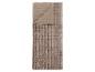 Beige gesteppte Decke mit Karomuster