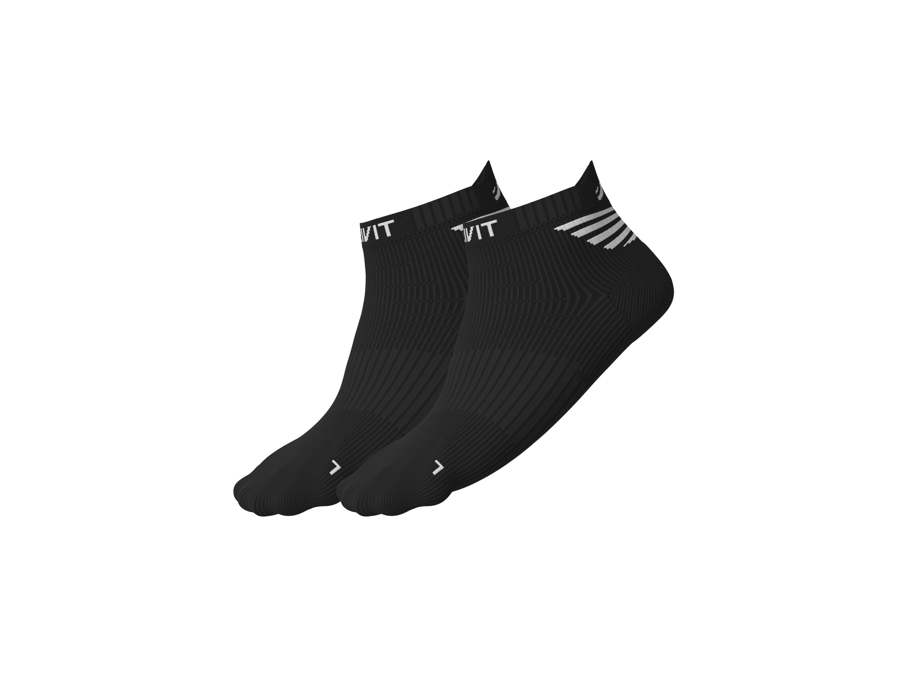 CRIVIT Laufsocken, 2 Paar (Schwarz, 35/36)